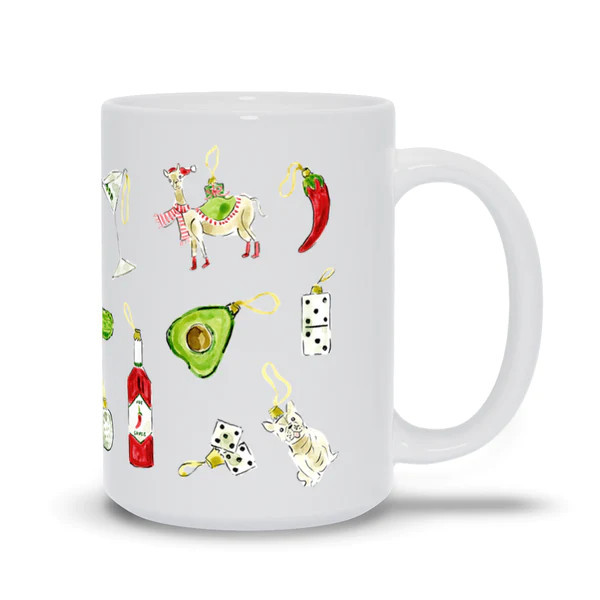 Holiday Ornament Mix Mug | Evelyn Henson