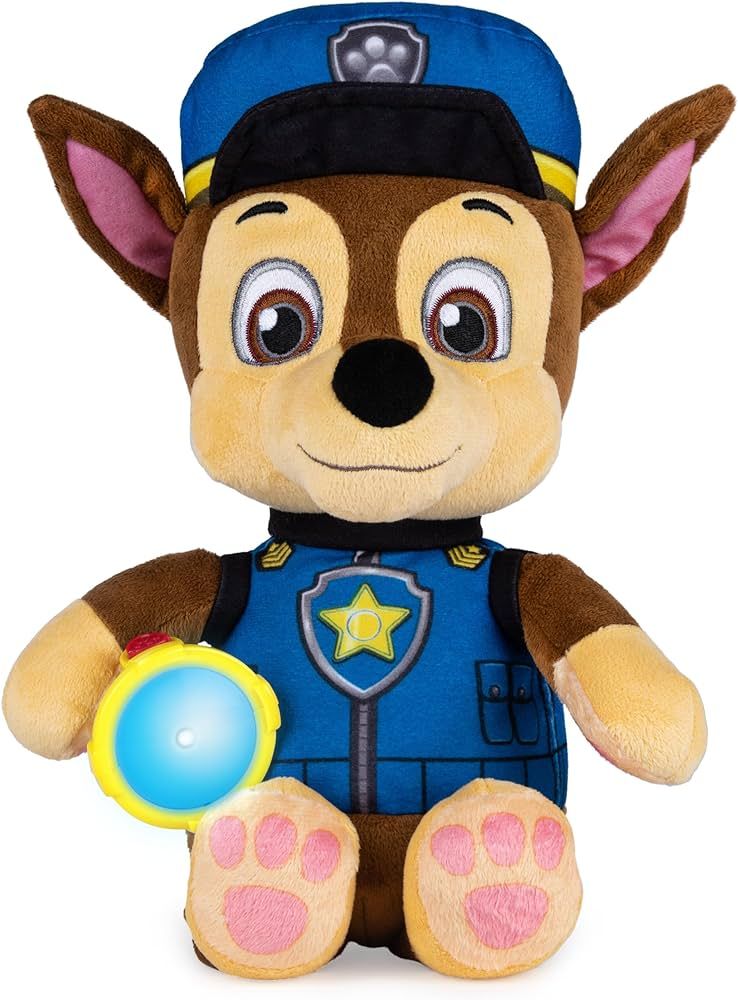 Paw Patrol, Snuggle Up Chase Plush with Flashlight and Sounds, for Kids Aged 3 and Up | Amazon (US)