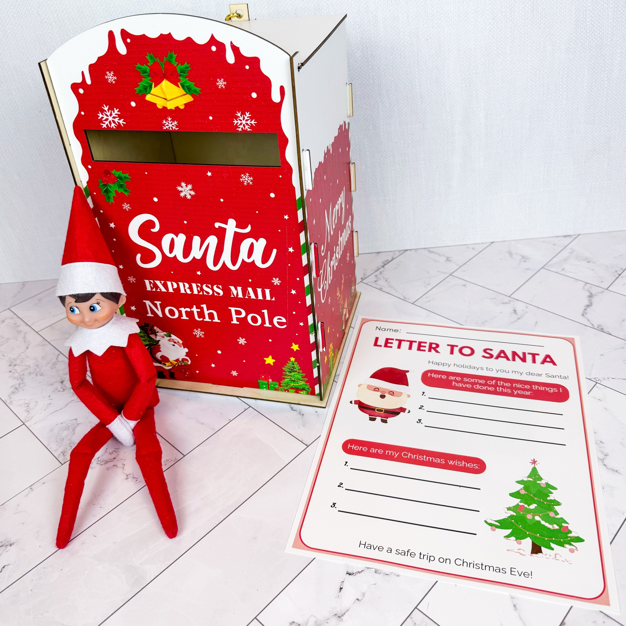 Holiday Elf Idea - letter to Santa - place with an envelope or use a pretend mailbox 

#ltkfindsunder50

#LTKKids #LTKHoliday #LTKHome