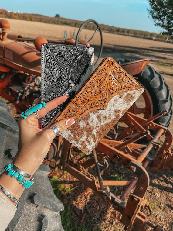 Genuine Cowhide Leather Womens Wallet | Etsy | Etsy (US)