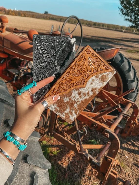Genuine Cowhide Leather Womens Wallet | Etsy | Etsy (US)
