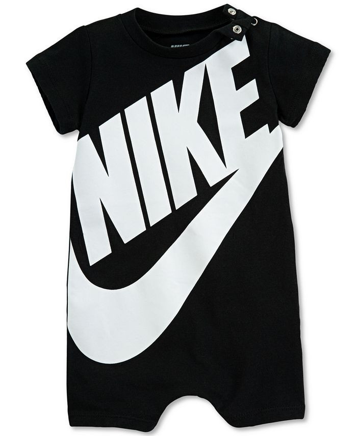 Nike Baby Boys Short Sleeve Logo Romper & Reviews - All Baby - Kids - Macy's | Macys (US)