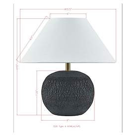 Forty West Zane 15" Ceramic Table Lamp | Lamps Plus