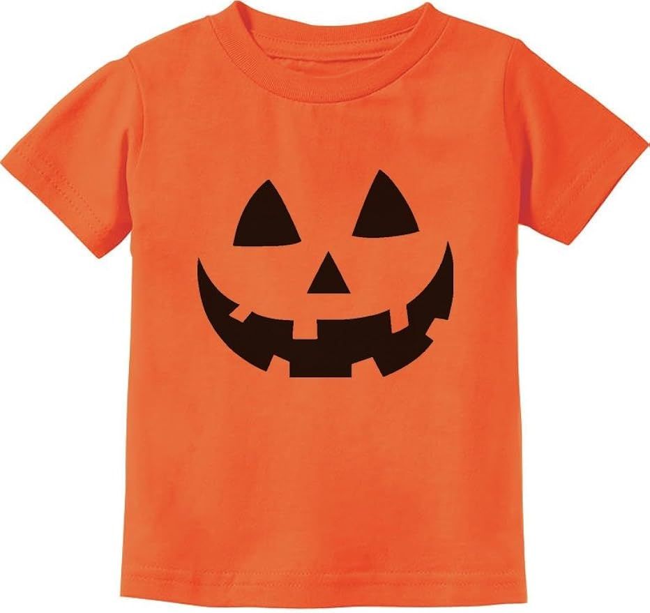 Jack O Lantern Face Pumpkin Shirt Boys Girls Toddler Halloween Shirts for Kids | Amazon (US)
