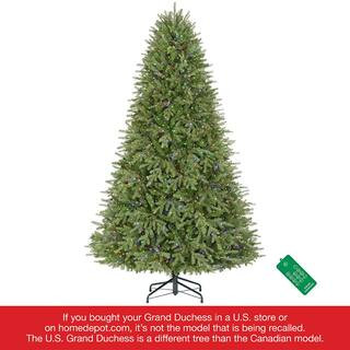 Home Decorators Collection 7.5 ft. Grand Duchess Balsam Fir LED Pre-Lit Artificial Christmas Tree... | The Home Depot