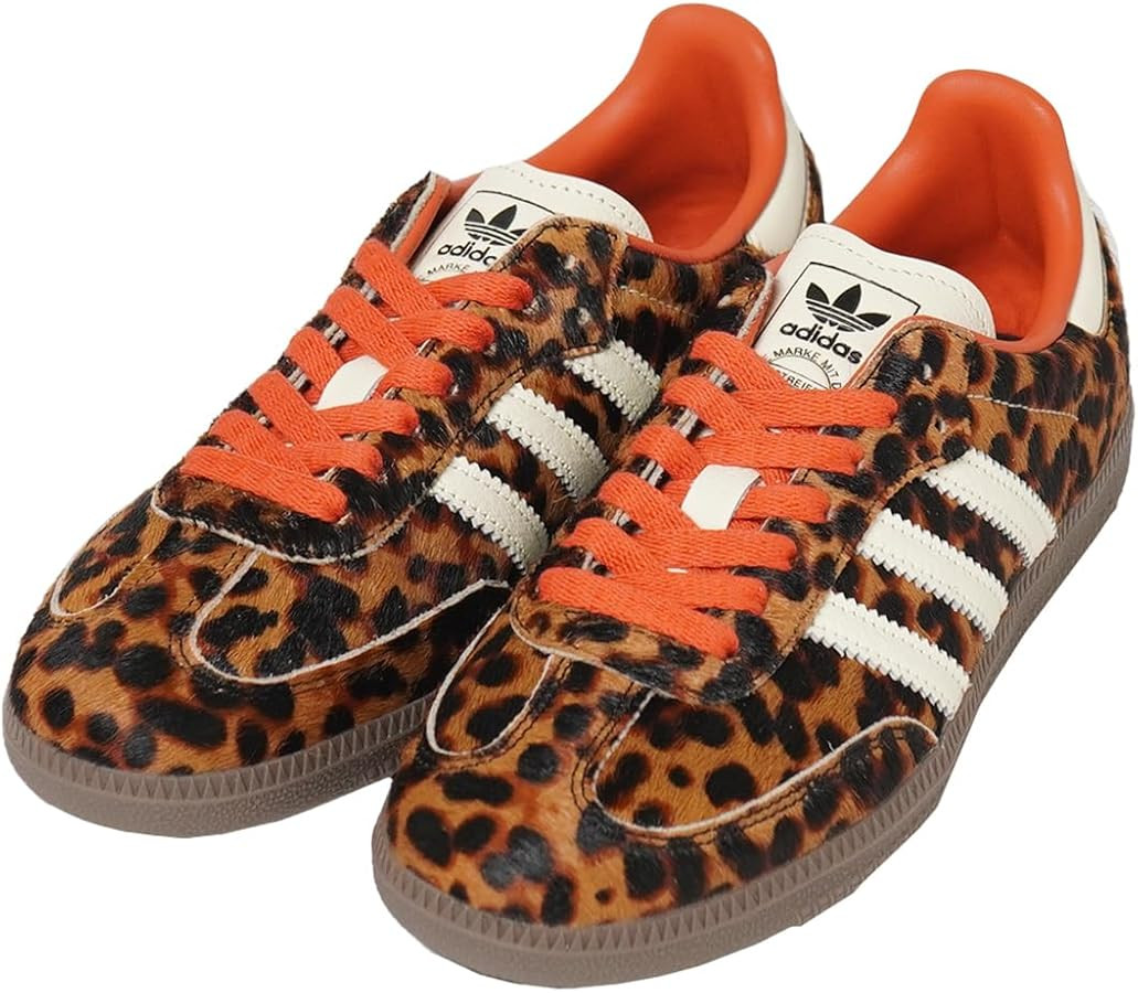 adidas Samba OG Womens Sneaker (Leopard Print Gum, 5.5) | Amazon (US)