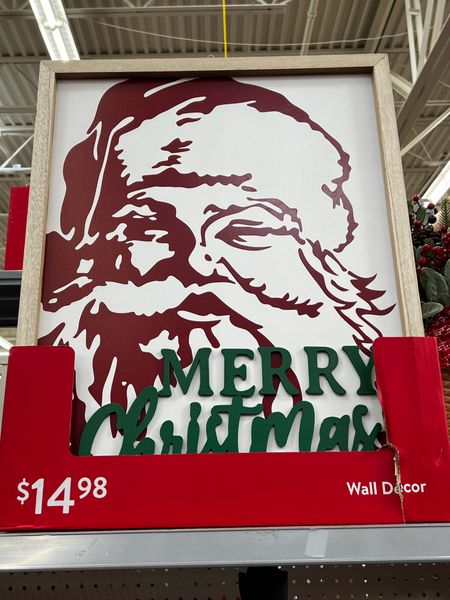 Santa wood wall decor, merry Christmas sign 

#LTKhome #LTKHoliday #LTKSeasonal