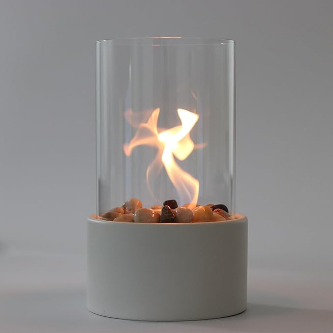 Tabletop Fire Pit,Portable Small Fire Pit Bowl with Non-Stop Flame,Indoor Fire Pit Tabletop & Out... | Amazon (US)