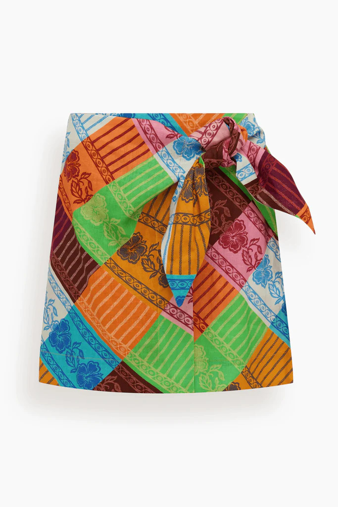 Kaleidoscope Sarong Skirt in Multi | Hampden Clothing