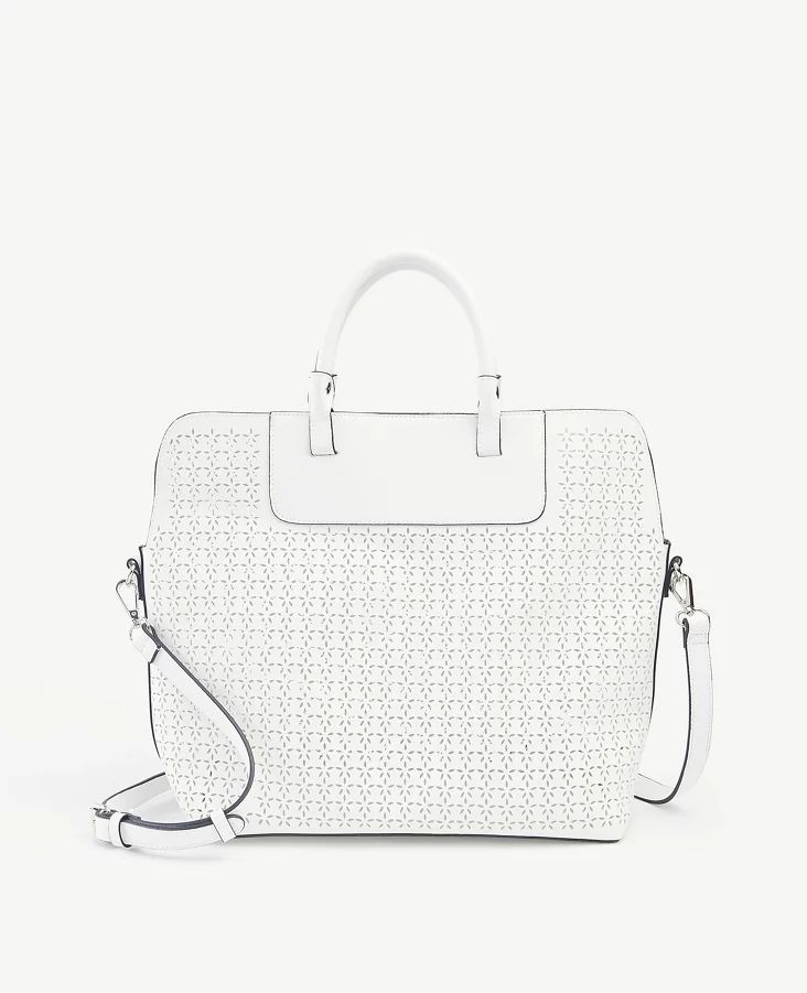 Perforated Tote Bag | Ann Taylor Factory