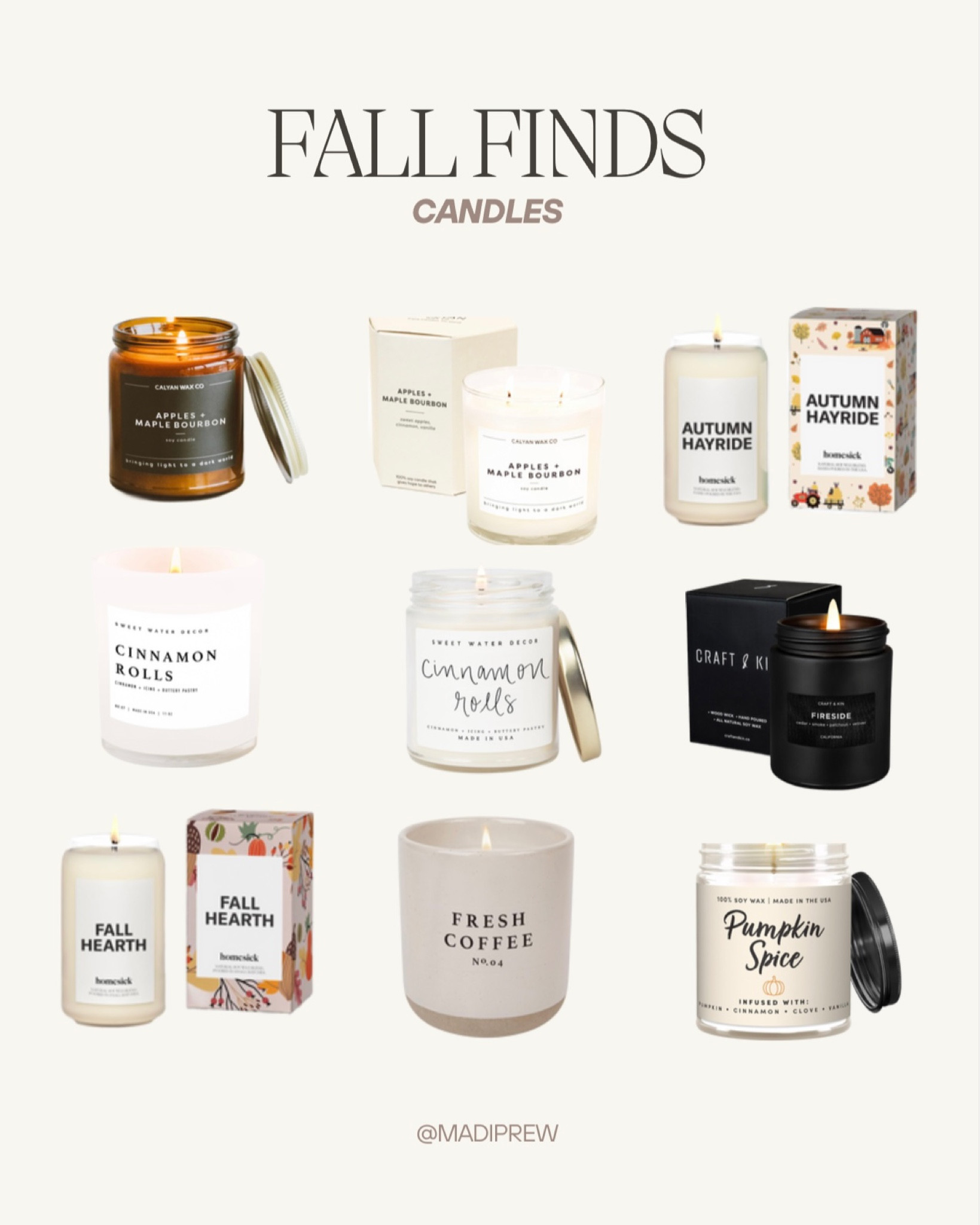 Fall Finds: Candles

#LTKSeasonal #LTKHalloween #LTKGiftGuide