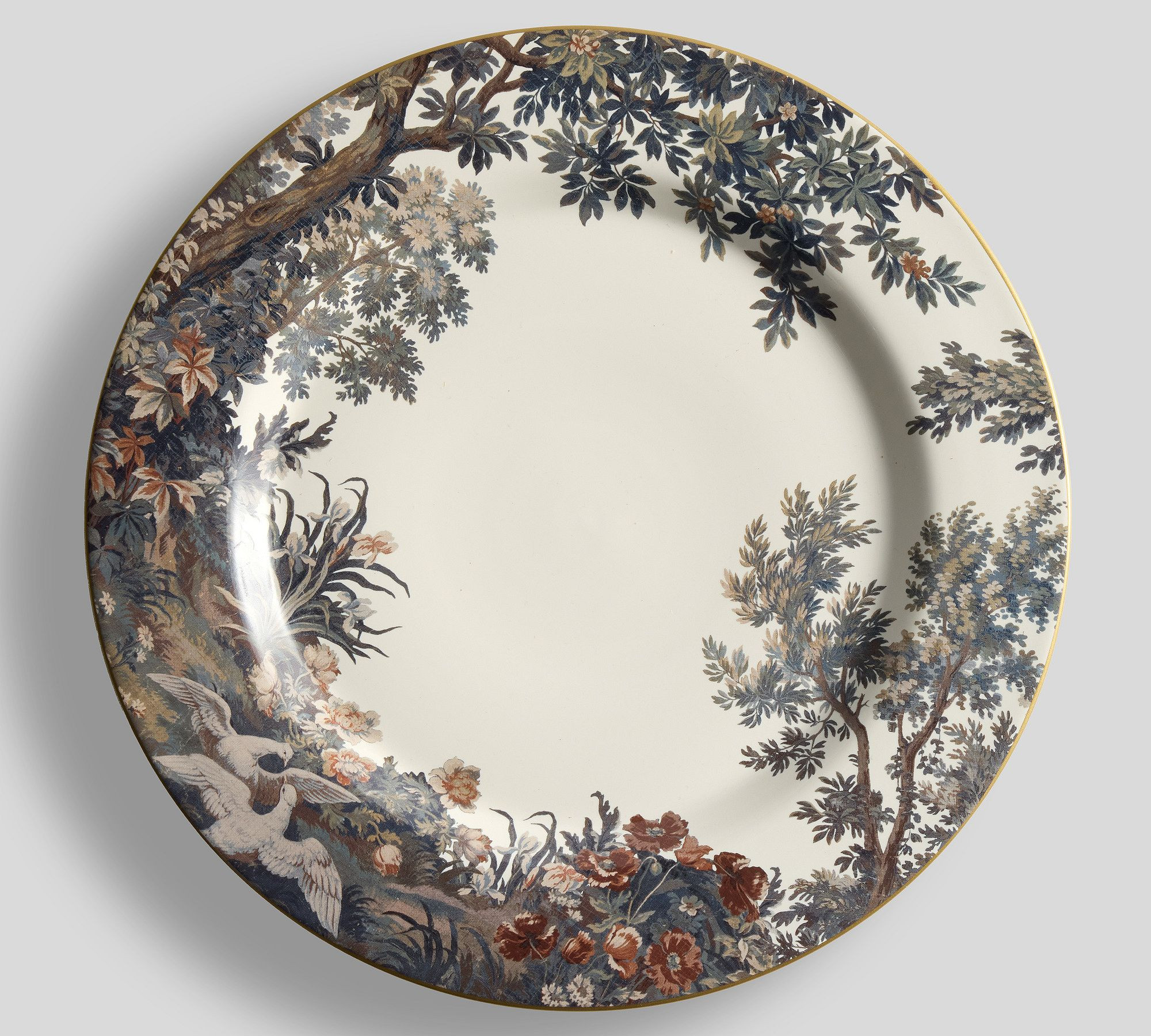Kravet Stoneware Folly Scenic Stoneware Dinner Plates - Set of 4 | Pottery Barn (US)