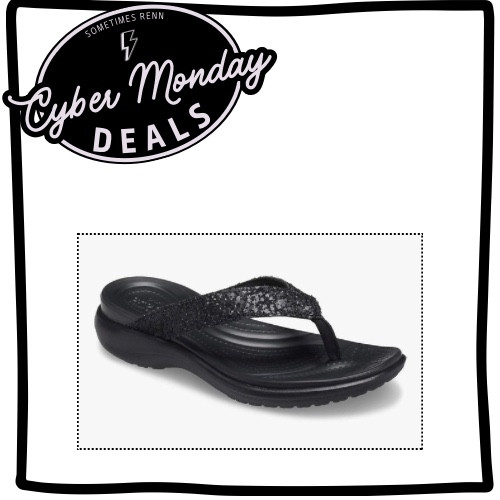 Crocs flip flops capri sandals 

#LTKCyberWeek