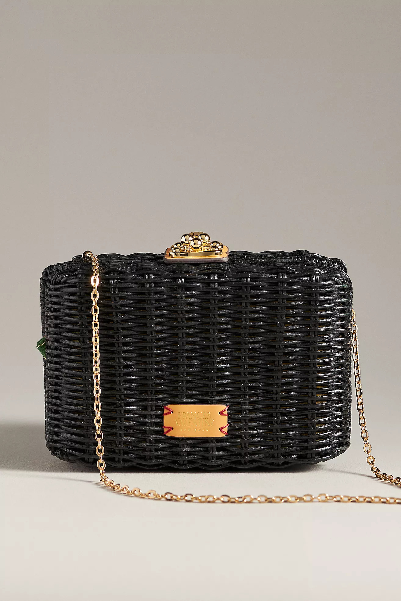 Frances Valentine Paige Wicker Box Clutch | Anthropologie (US)