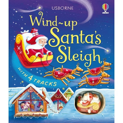 Wind-Up Santa's Sleigh - by  Fiona Watt (Board Book) | Target