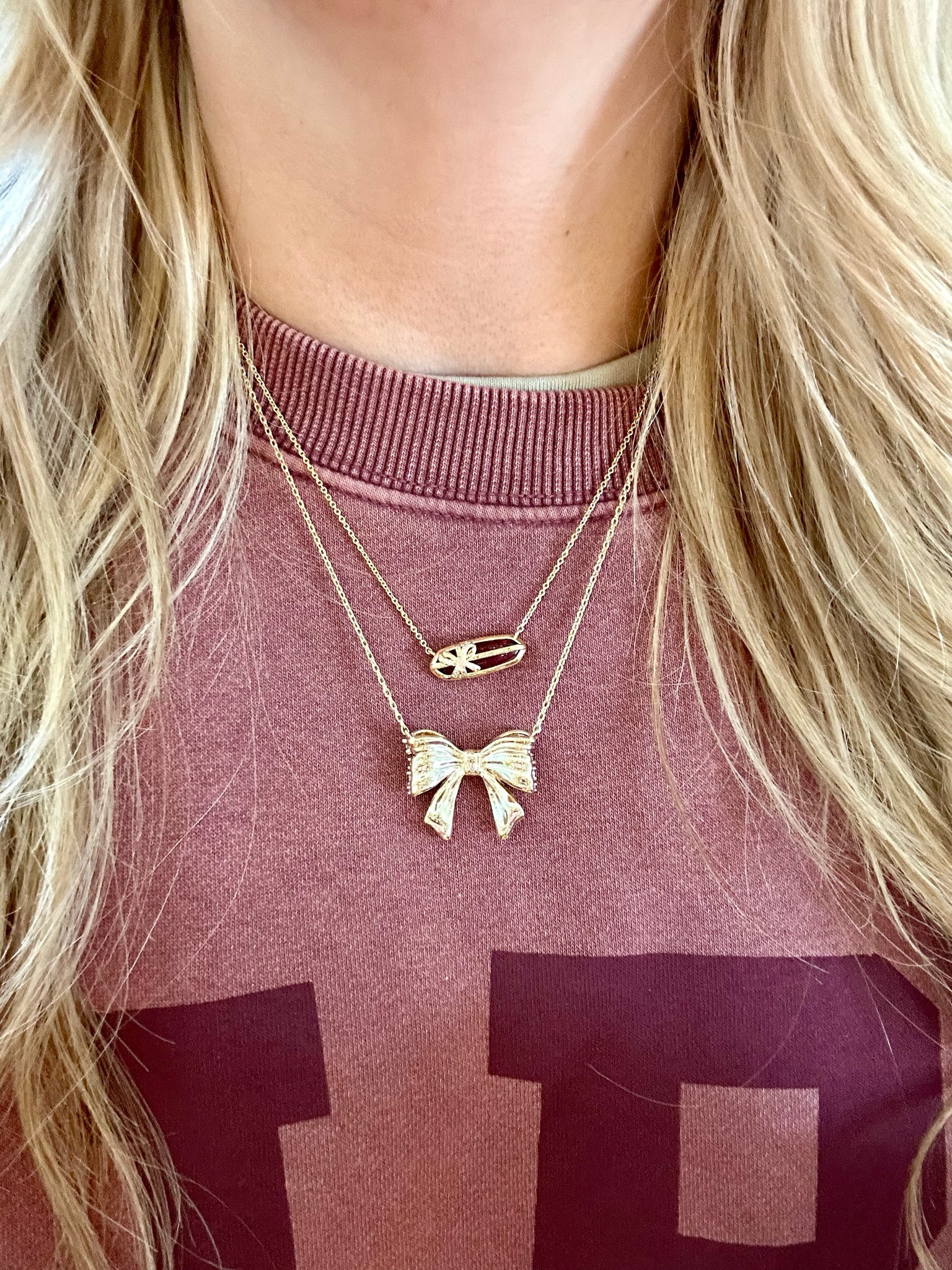 Bow necklace! The big one is reversible 🎀✨ 

#LTKGiftGuide #LTKHoliday #LTKFindsUnder100