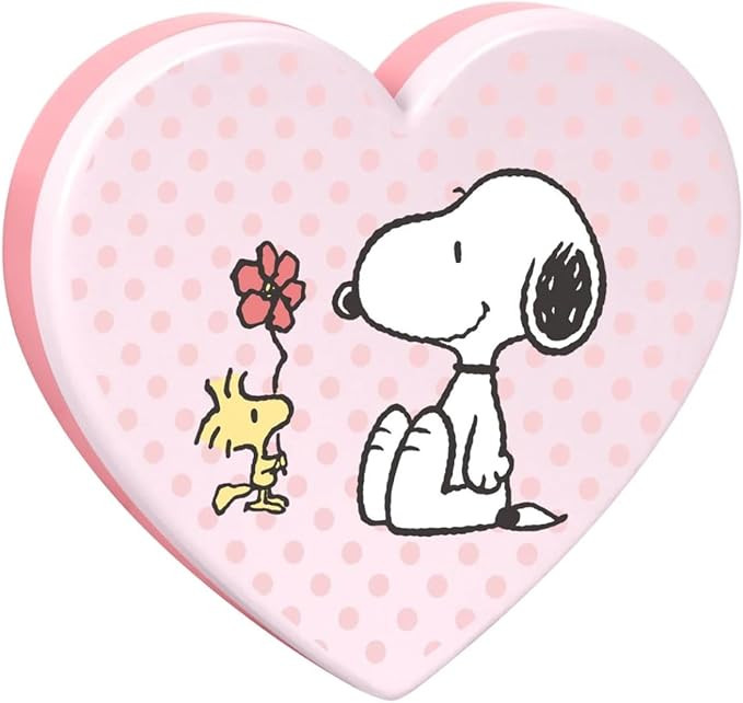 Impressions Vanity Peanuts Snoopy Swivel Heart Bow LED Compact Mirror with Peanuts Snoopy Artwork... | Amazon (US)