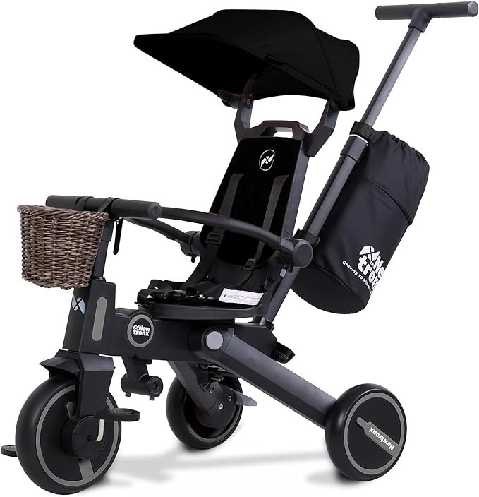 Newtronx Trixplorer Tricycle-7 in 1 Folding Toddler Tricycle Removable Push Handle, Rotatable Sea... | Amazon (US)