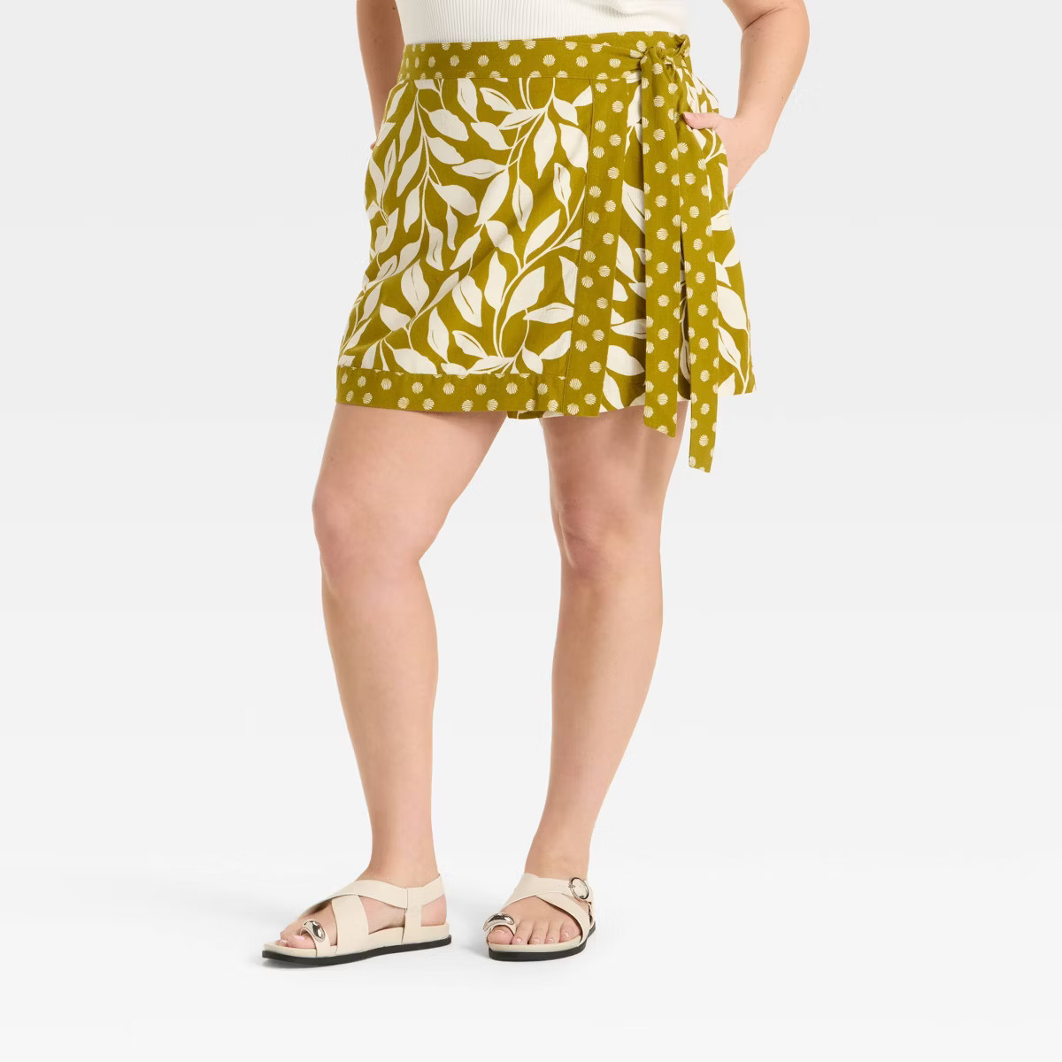 Women's Mini Wrap Skort - Ava & Viv™ | Target