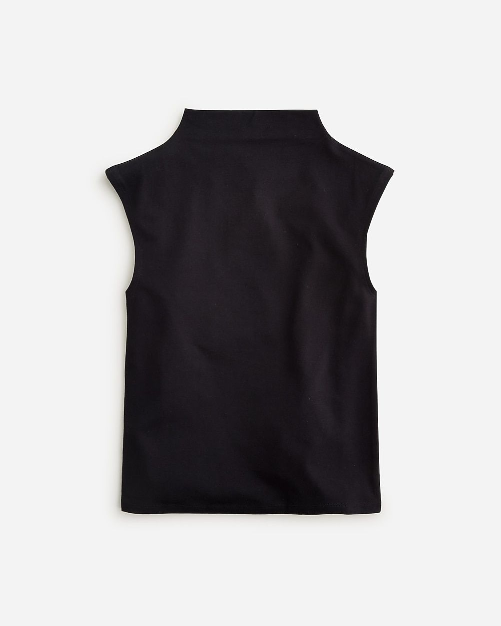 Fitted mockneck tank top in stretch cotton blend | J.Crew US