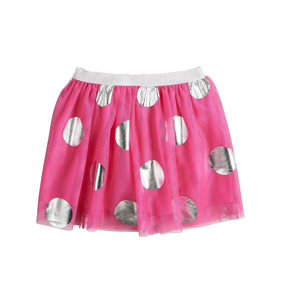 Baby & Toddler Girl Jumping Beans® Metallic Polka Dot Print Tutu Skort | Kohl's