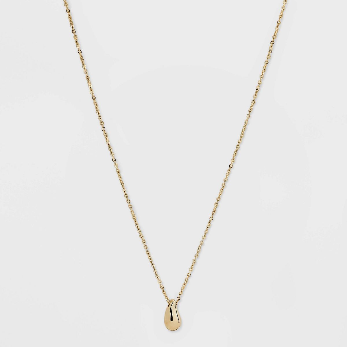 Teardrop Pendant Necklace - A New Day™ Gold | Target