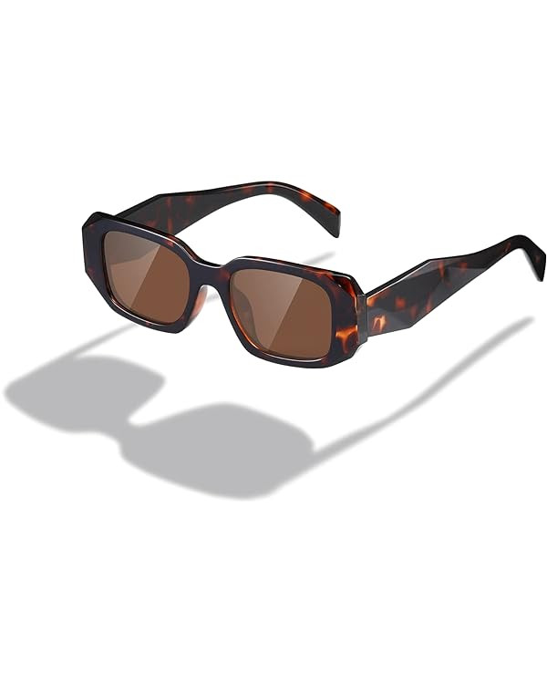 kimorn Rectangle Sunglasses for Women Men Trendy Retro Trendy Sun Glasses 90’s Vintage Square F... | Amazon (US)