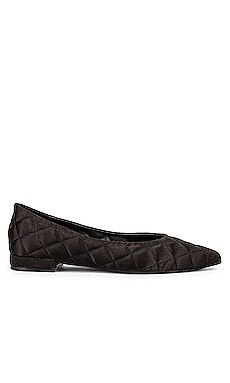 Jeffrey Campbell Lavinia Flat in Black Satin from Revolve.com | Revolve Clothing (Global)