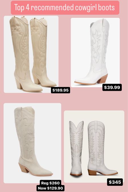 These were the most recommend boots when I asked what white boots to buy! 


#cowboyboots #cowgirlboots #westernboots #whiteboots 