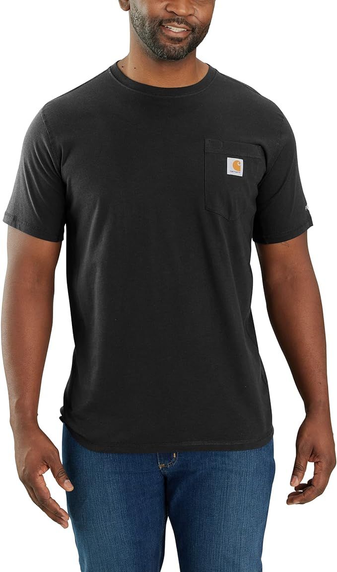 Carhartt Men's Force Relaxed Fit Midweight Short-Sleeve Pocket T-Shirt | Amazon (US)