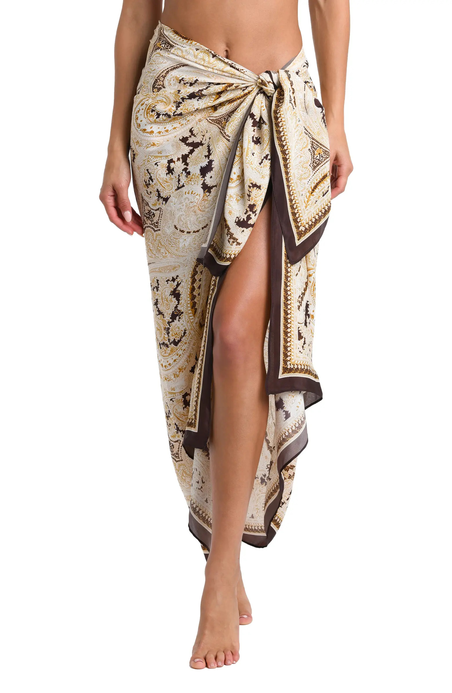 L'AGENCE Maribel Paisley Cover-Up Pareo | Nordstrom | Nordstrom