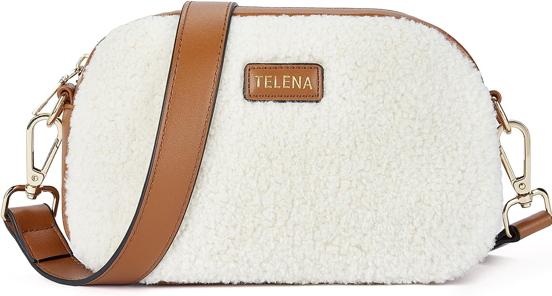 Telena Quilted Crossbody Bag Small Crossbody Purse for Women Trendy Leather Lightweight Shoulder ... | Amazon (US)