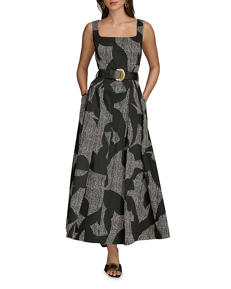 Donna Karan Printed Square Neck Maxi Dress | Bloomingdale's (US)