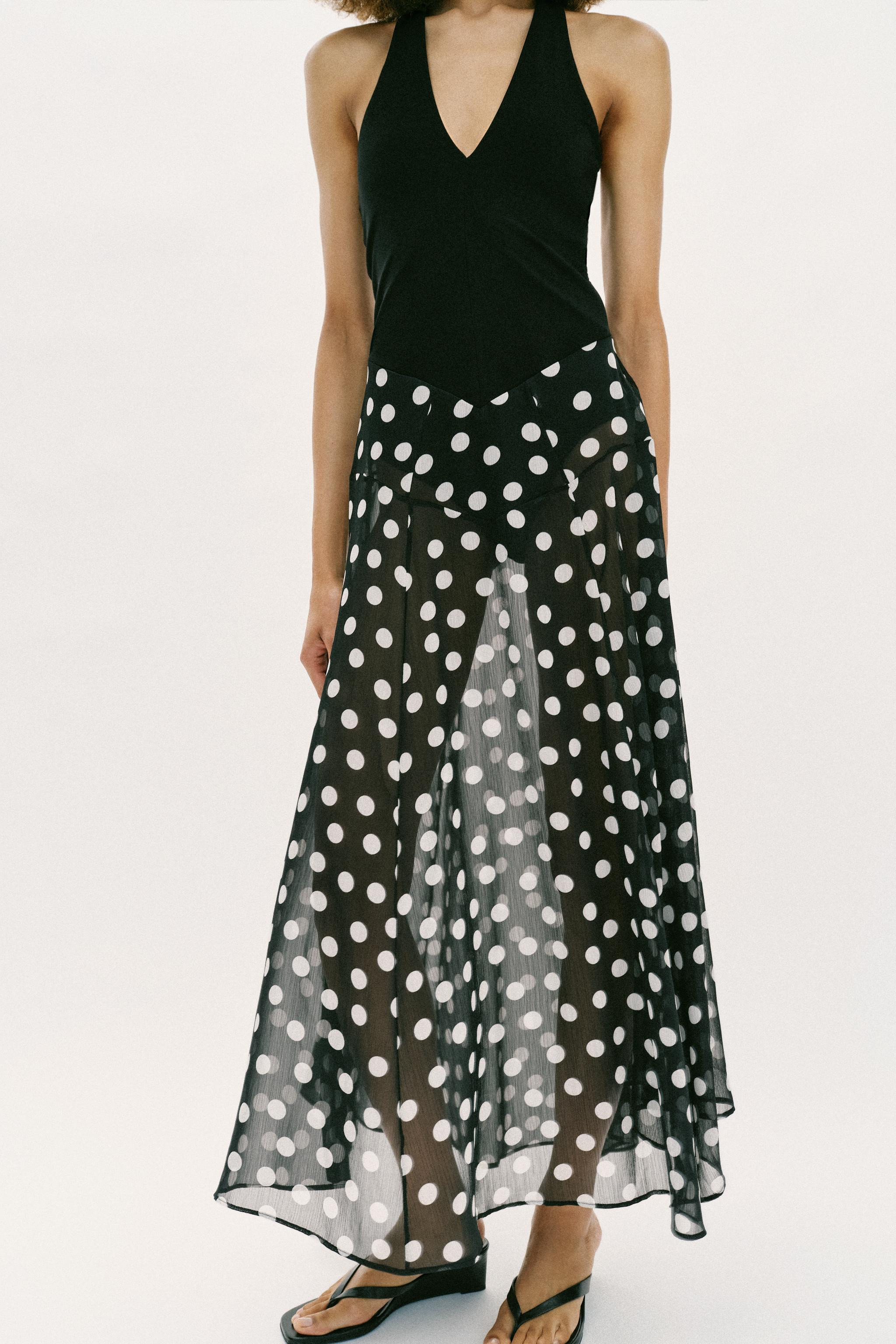 POLKA DOT COMBINATION DRESS | Zara US