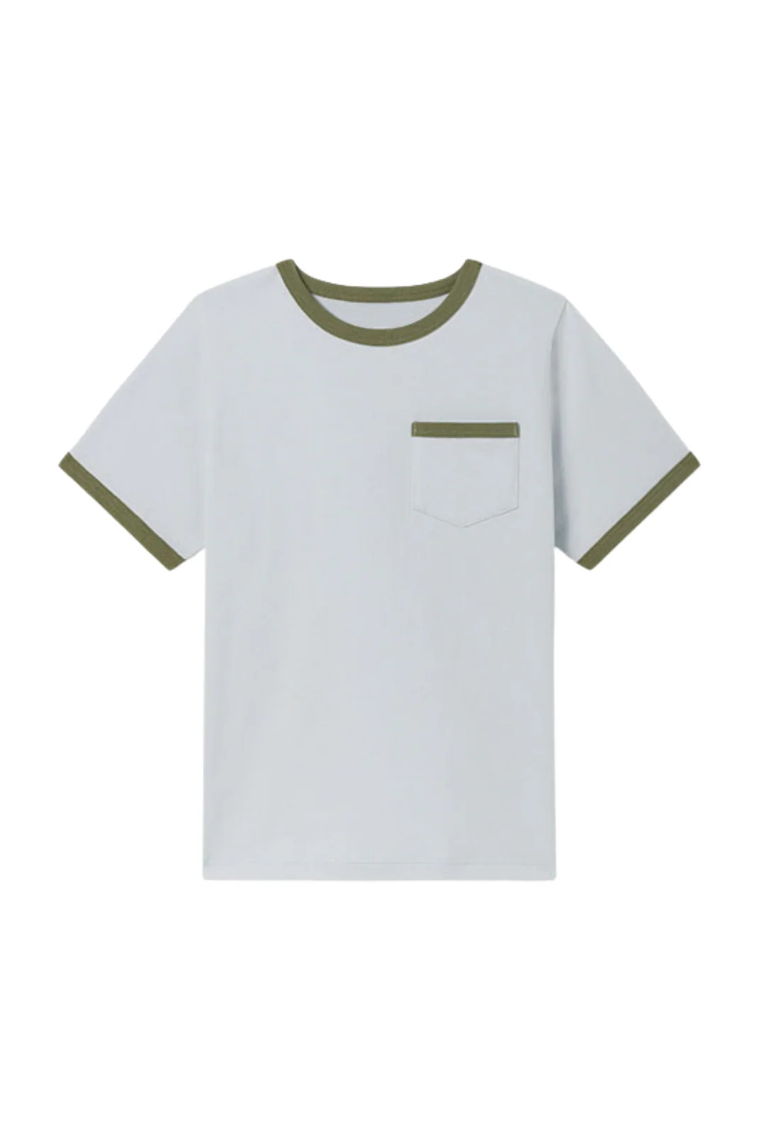 Jacob Ringer Tee in Blue on Green | Baybala