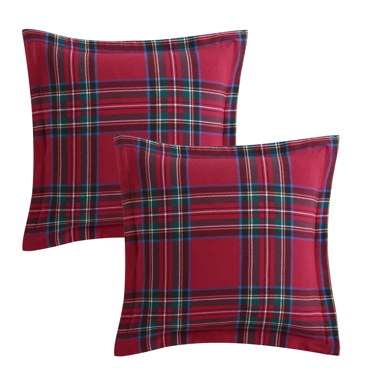 Spencer Plaid Euro Sham Set of 2 | Levtex Home