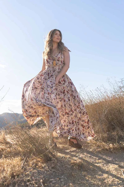 Zaraya Maxi Dress - Natural | Three Bird Nest