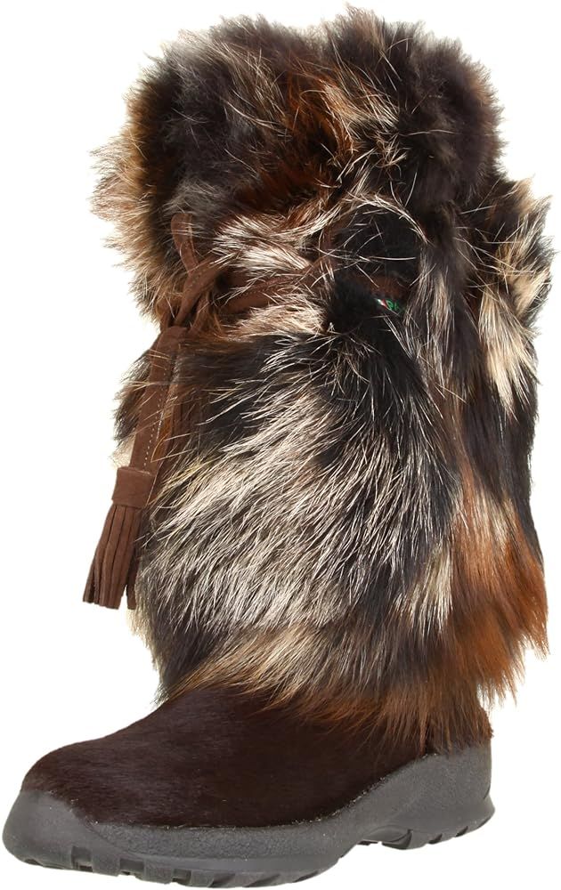PAJAR Foxtrot Women's Exotic Fox Fur Boots - Winter Snow - Genuine Fox Fur Made In Italy | Amazon (US)