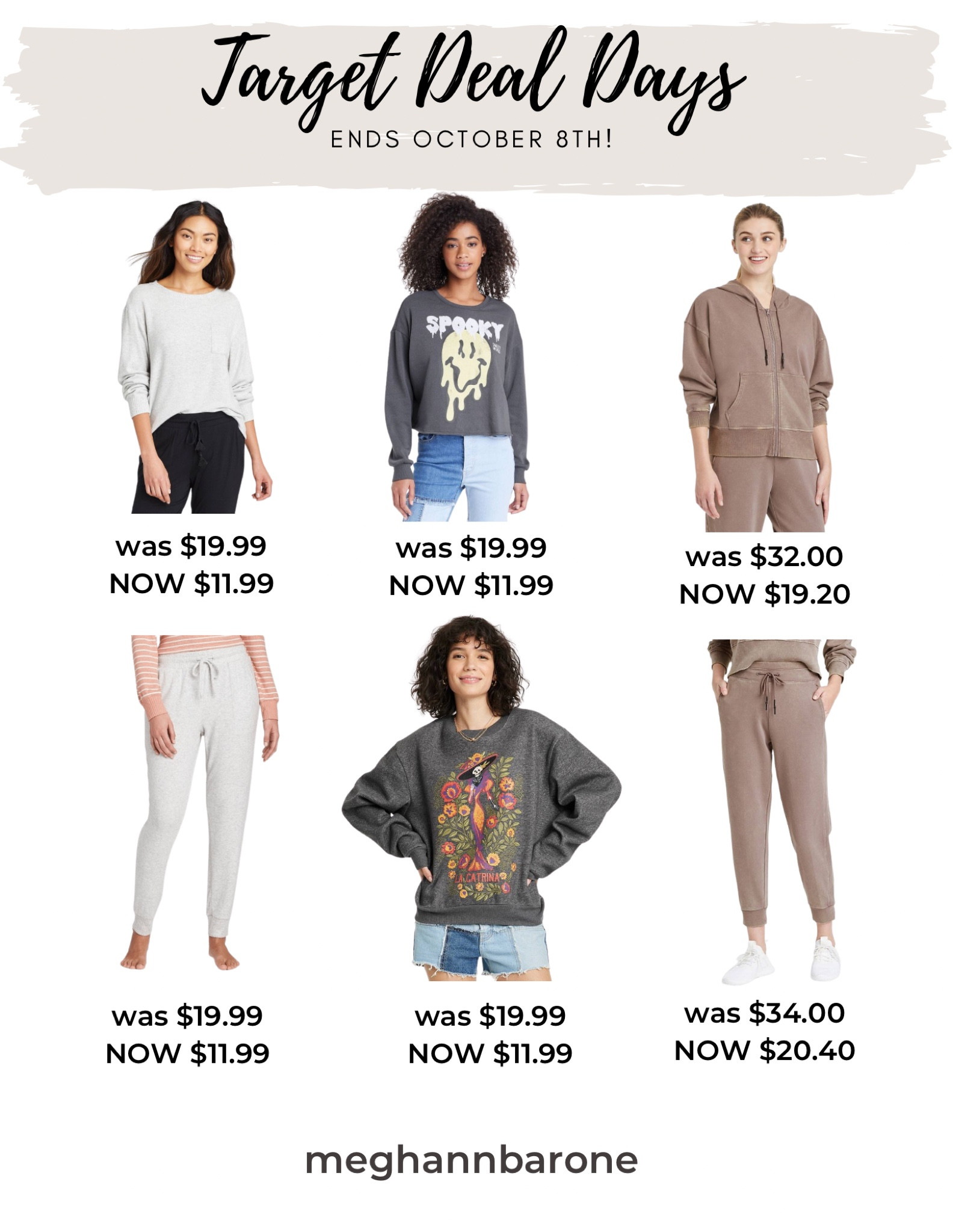 Target Deal Days! Ends October 8th. 40% off women’s sweatshirts and sweatpants! Grab them while they’re on sale.

#LTKunder50 #LTKfit #LTKsalealert