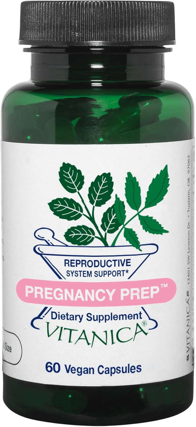 Vitanica Pregnancy Prep, Reproductive System Support, Vegan/Vegetarian, 60 Capsules | Amazon (US)