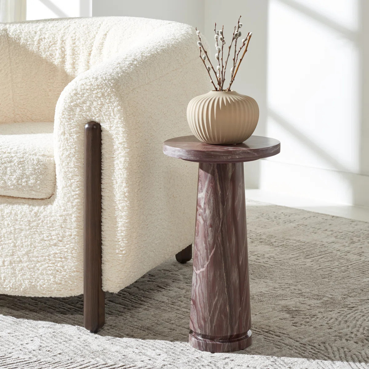Daktari Marble Top End Table | Wayfair North America