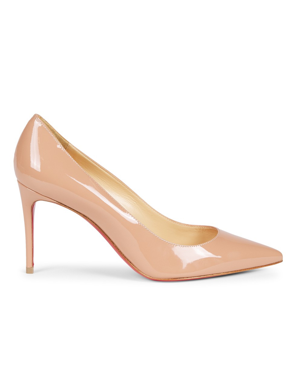 Women's Kate 85 Patent Leather Pumps - Beige - Size 12 - Beige - Size 12 | Saks Fifth Avenue