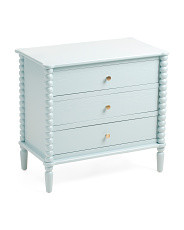28in 3 Drawer Spindle Leg Dresser | Marshalls