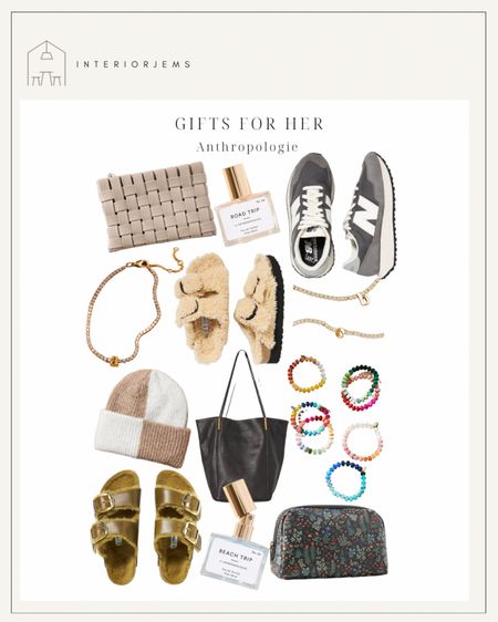 Gifts for her, initial bracelets, tennis shoes, slippers, Birkenstocks, clutch, handbag, bracelets, beanie 

#LTKHoliday #LTKsalealert #LTKstyletip