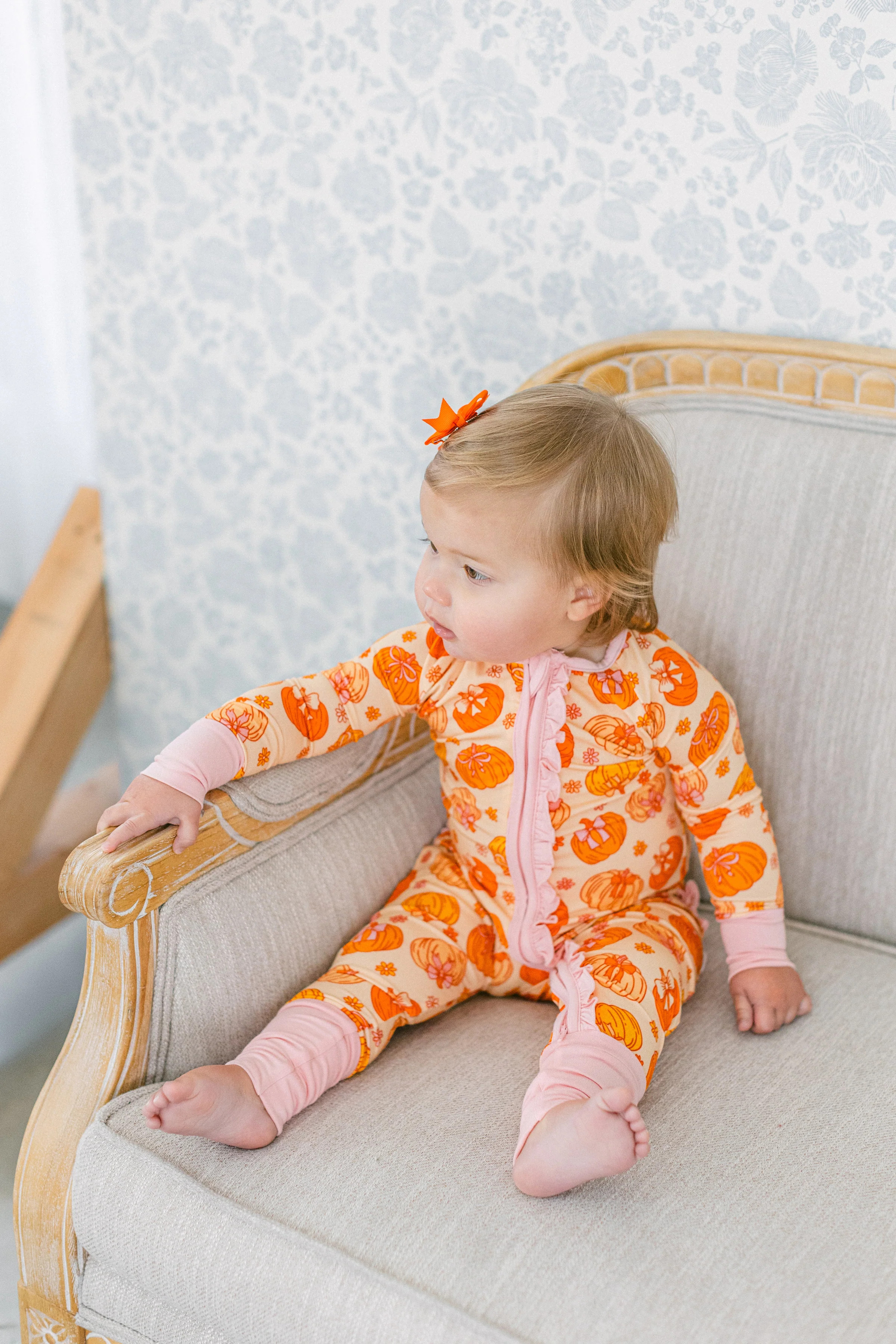 Collette Premium Ruffle Romper | Poppy Kids Co