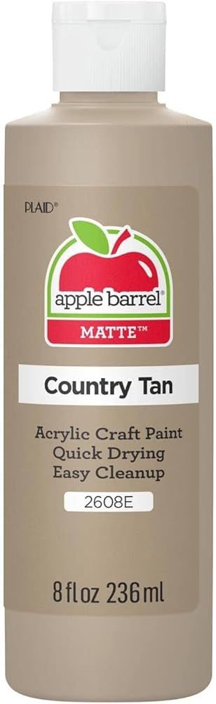 Apple Barrel Acrylic Paint in Assorted Colors (8 oz), K2608 Country Tan | Amazon (US)
