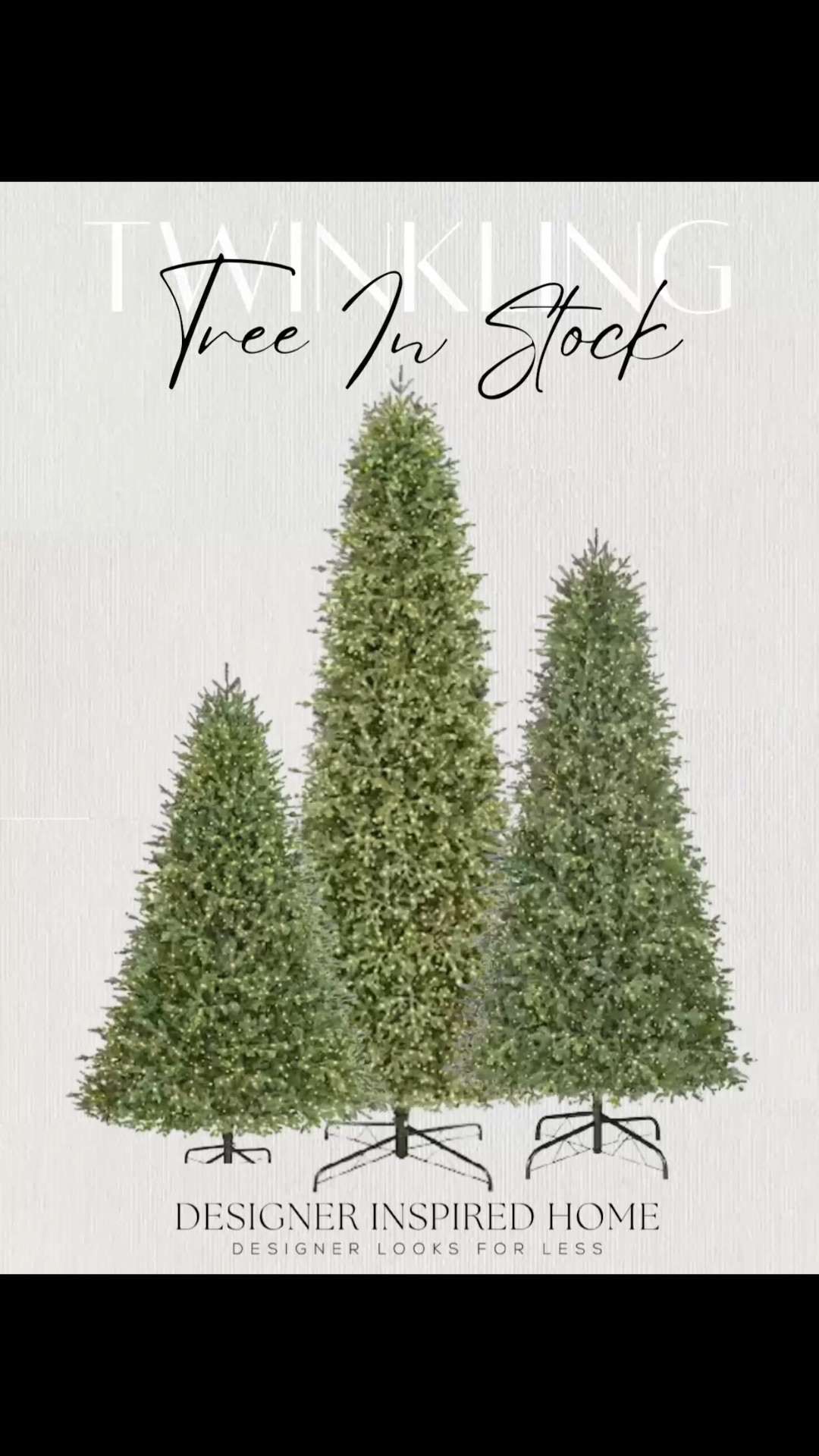 Twinkling trees in stock! 

#LTKStyleTip #LTKSeasonal #LTKHome