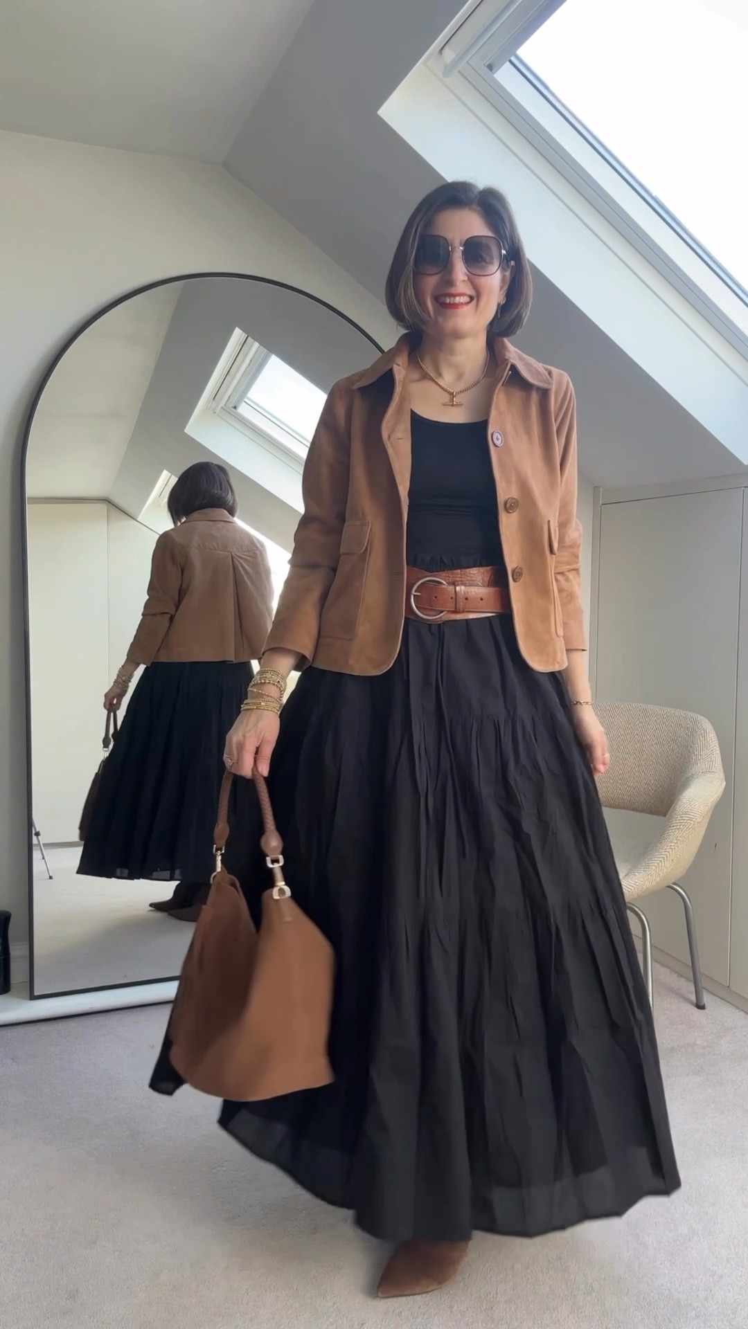 Boho vibes. Wearing size 10 in the skirt & jacket - great fit & quality. Love the bag too - all the boho vibes! 

#LTKuk #LTKspring #LTKover50style
