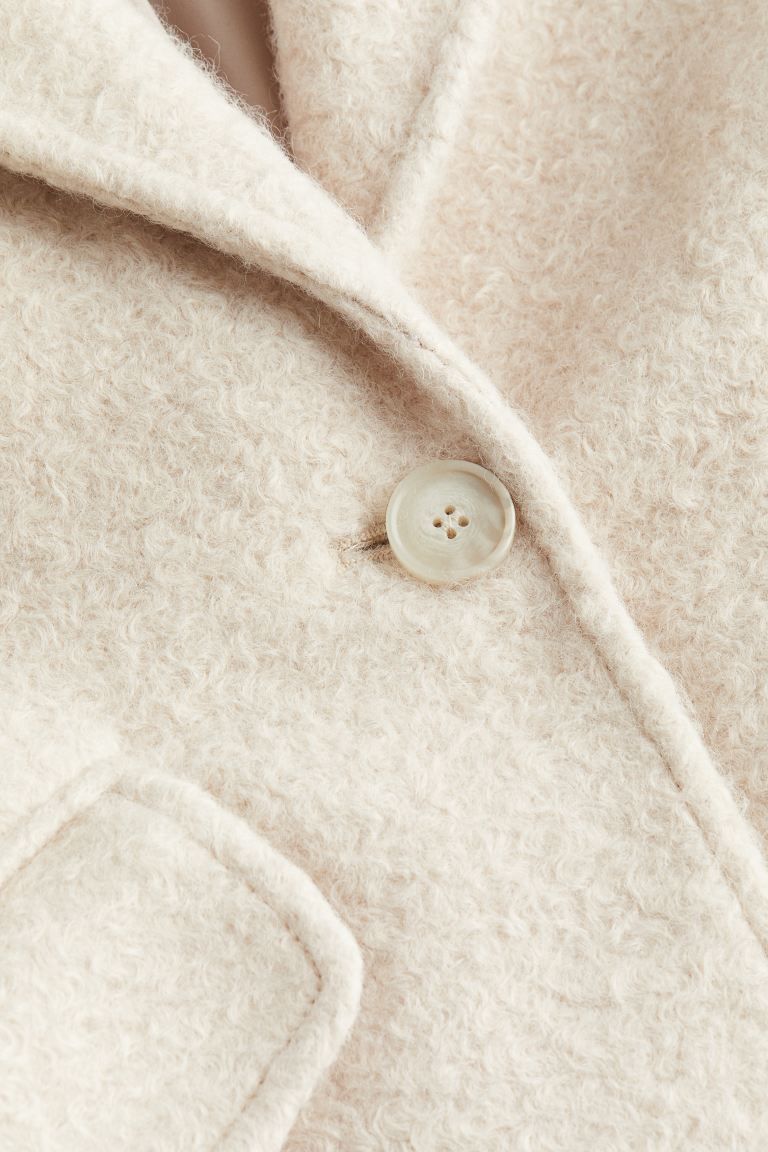 Twill Coat - Natural white - Ladies | H&M US | H&M (US + CA)