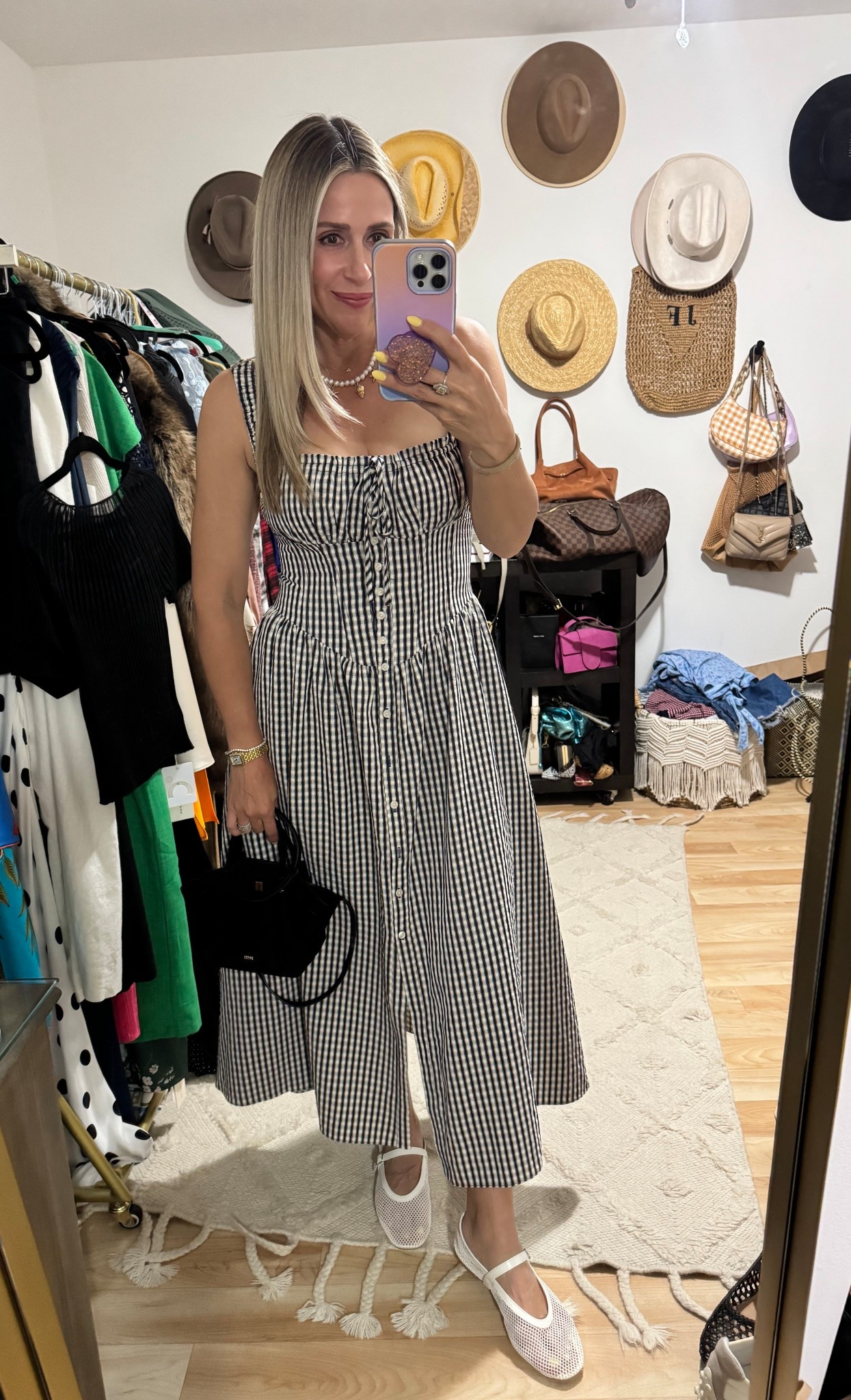 This dress is so flattering and the fitted bodice pushes the girls up ⬆️ Perfect for brunch, a day of wine tasting or date night 🍷Runs true to size and also comes in plus sizes ! 

#LTKSeasonal #LTKOver40 #LTKootd